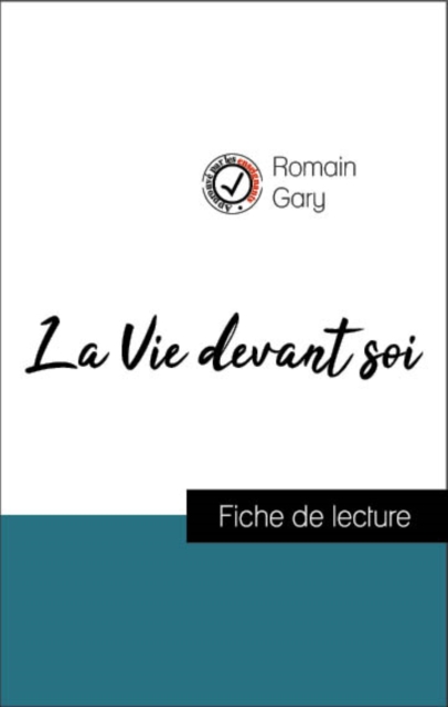 Book Cover for Analyse de l''œuvre : La Vie devant soi (résumé et fiche de lecture plébiscités par les enseignants sur fichedelecture.fr) by Romain Gary