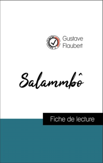 Book Cover for Analyse de l''œuvre : Salammbô (résumé et fiche de lecture plébiscités par les enseignants sur fichedelecture.fr) by Gustave Flaubert