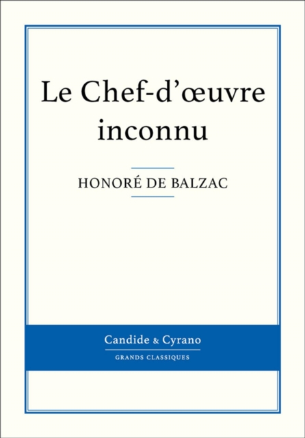 Book Cover for Le Chef-d''oeuvre inconnu by Honore de Balzac