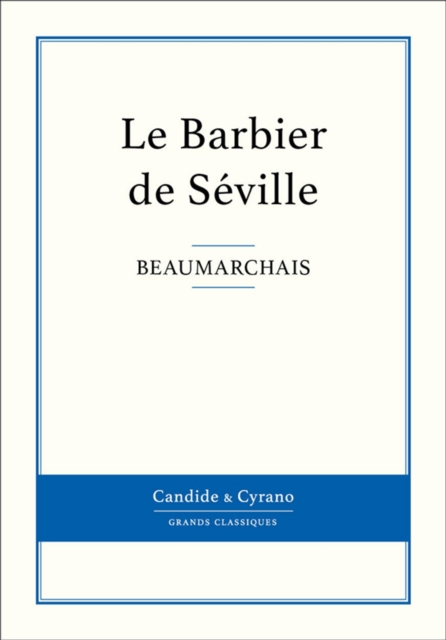 Book Cover for Le Barbier de Séville by Beaumarchais