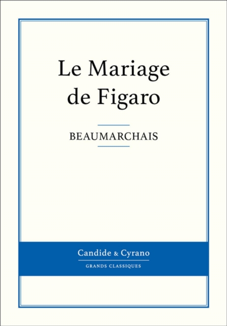 Book Cover for Le Mariage de Figaro by Beaumarchais