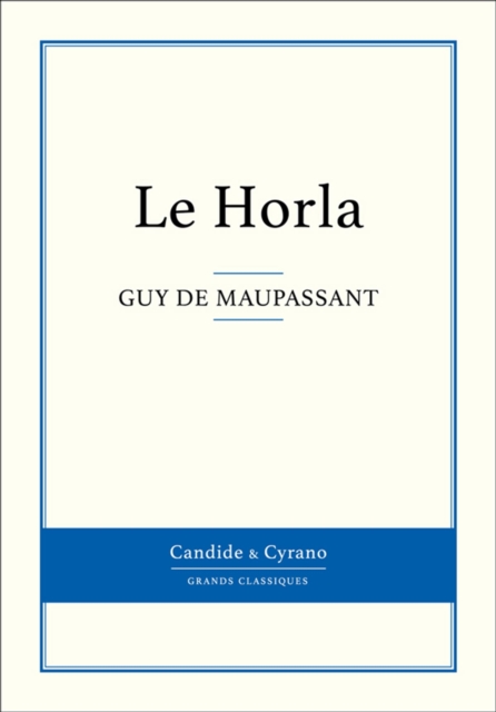 Book Cover for Le Horla by Maupassant, Guy de