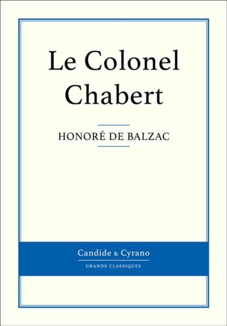 Book Cover for Le Colonel Chabert by Honore de Balzac