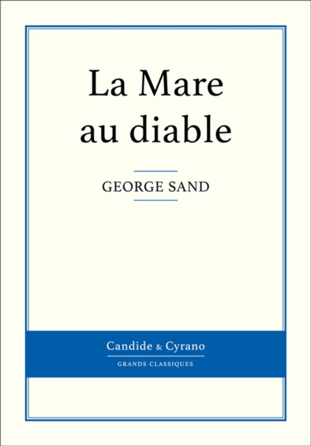 Book Cover for La Mare au diable by George Sand