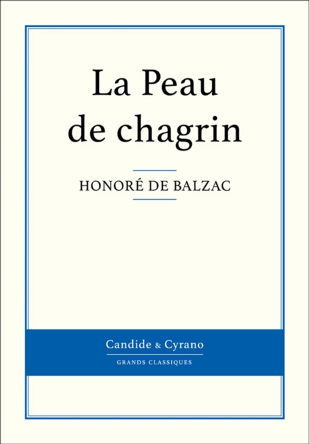 Book Cover for La Peau de chagrin by Honore de Balzac