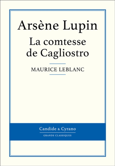 Book Cover for La comtesse de Cagliostro by Maurice Leblanc