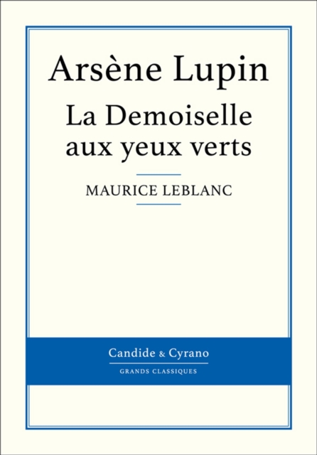 Book Cover for La Demoiselle aux yeux verts by Maurice Leblanc