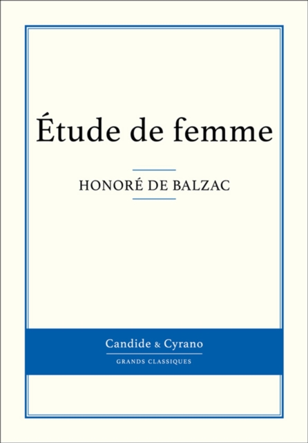 Book Cover for Étude de femme by Honore de Balzac