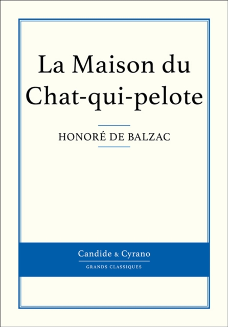 Book Cover for La Maison du Chat-qui-pelote by Honore de Balzac