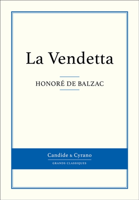 Book Cover for La Vendetta by Honore de Balzac