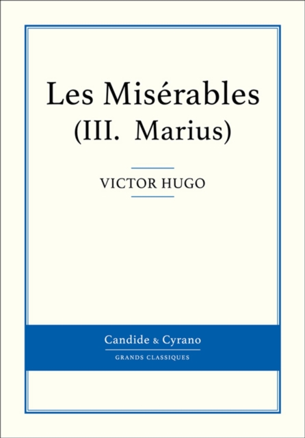 Book Cover for Les Misérables III - Marius by Victor Hugo