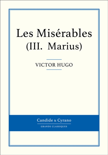 Book Cover for Les Misérables III - Marius by Hugo, Victor