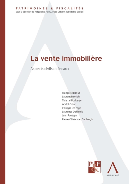 Book Cover for La vente immobilière by Collectif