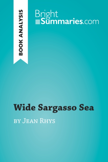 Book Cover for Wide Sargasso Sea by Jean Rhys (Book Analysis) by Bright Summaries