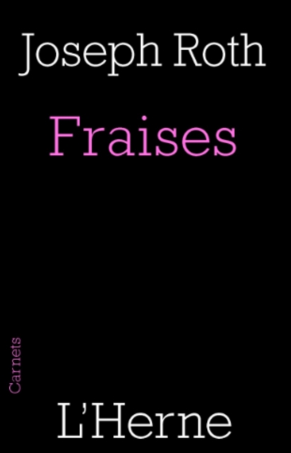 Book Cover for Fraises by Roth, Joseph