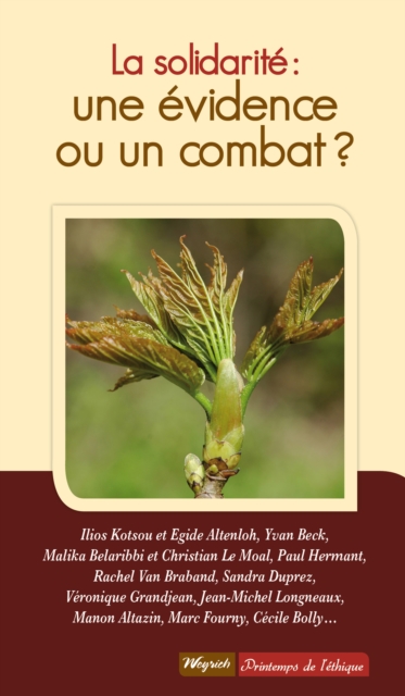 Book Cover for La solidarité : une évidence ou un combat ? by Collectif