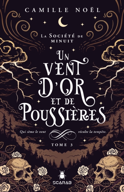 Book Cover for La société de minuit, t3 - Un vent d''or et de poussières by Noel Camille Noel