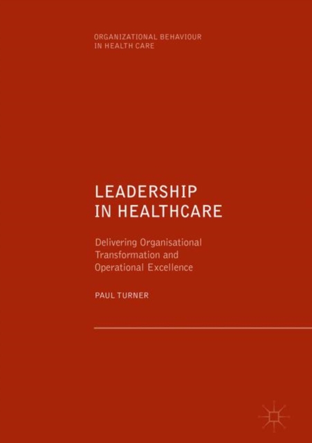 Book Cover for Leadership in Healthcare by Paul Turner