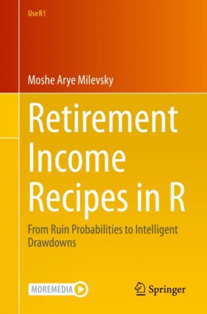 Book Cover for Retirement Income Recipes in R by Moshe Arye Milevsky