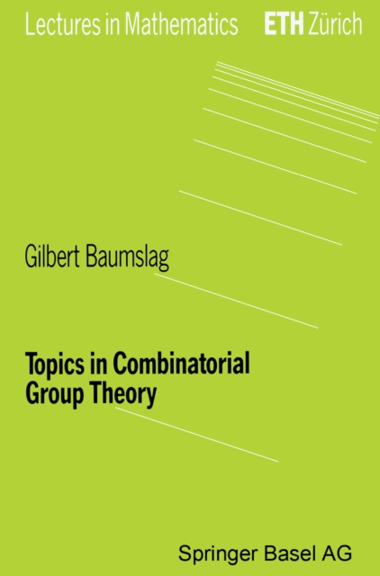 Book Cover for Topics in Combinatorial Group Theory by Gilbert Baumslag