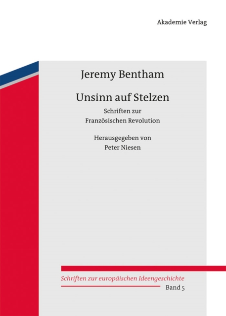 Book Cover for Unsinn auf Stelzen by Bentham, Jeremy