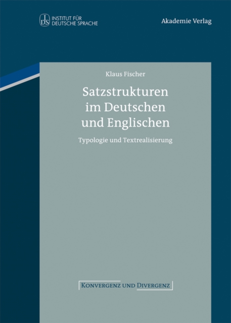 Book Cover for Satzstrukturen im Deutschen und Englischen by Fischer, Klaus