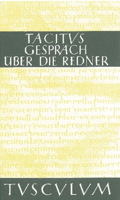 Book Cover for Das Gespräch über die Redner / Dialogus de Oratoribus by Tacitus