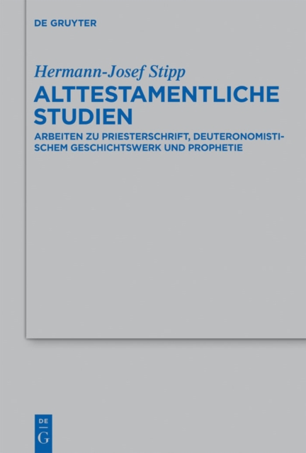 Book Cover for Alttestamentliche Studien by Stipp, Hermann-Josef