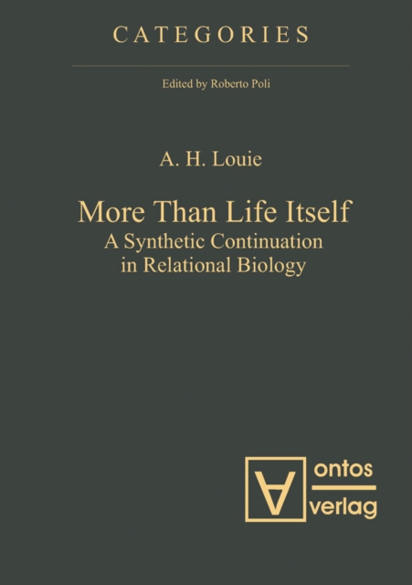 Book Cover for More Than Life Itself by A. H. Louie