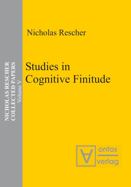 Book Cover for Studies in Cognitive Finitude by Nicholas Rescher