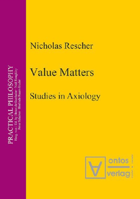 Book Cover for Value Matters by Nicholas Rescher