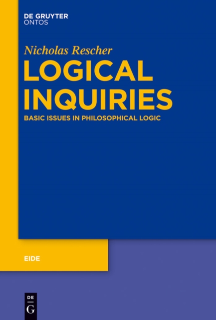 Book Cover for Logical Inquiries by Nicholas Rescher