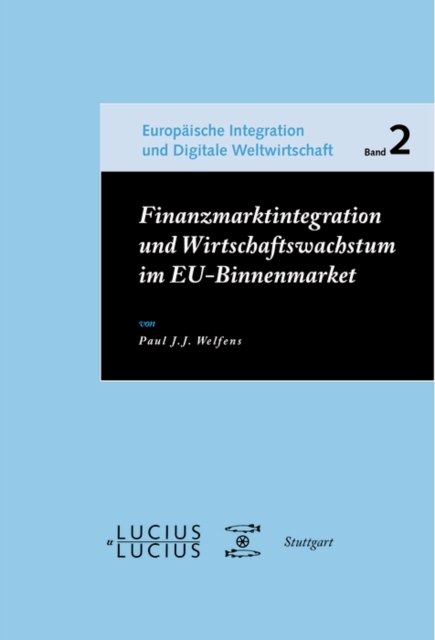 Book Cover for Finanzmarktintegration und Wirtschaftswachstum im EU-Binnenmarkt by Welfens, Paul J.J.