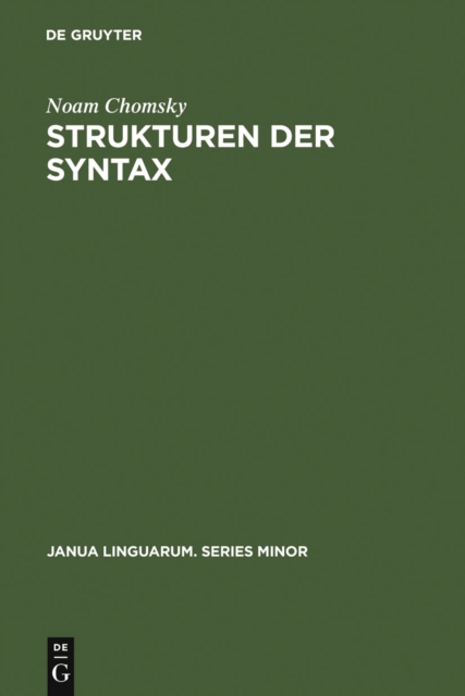 Book Cover for Strukturen der Syntax by Noam Chomsky