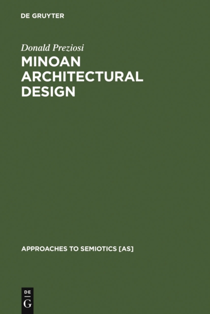 Book Cover for Minoan Architectural Design by Donald Preziosi