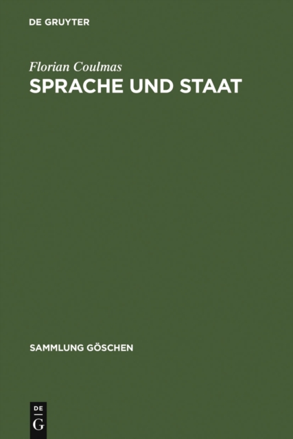 Book Cover for Sprache und Staat by Florian Coulmas