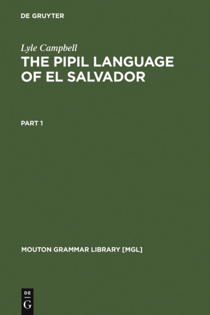 Book Cover for Pipil Language of El Salvador by Lyle Campbell