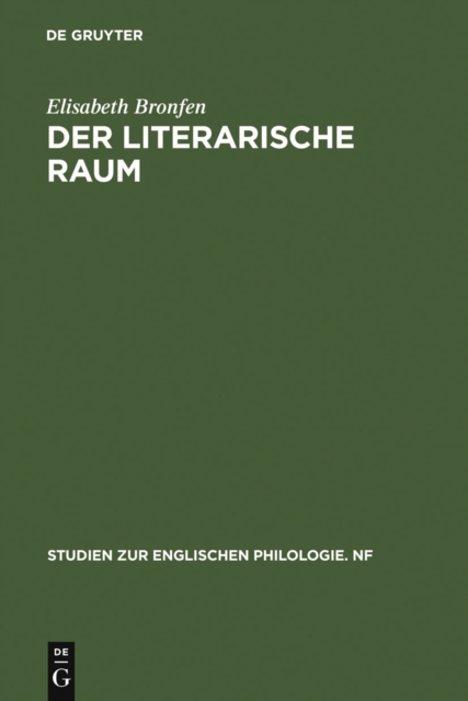 Book Cover for Der literarische Raum by Elisabeth Bronfen