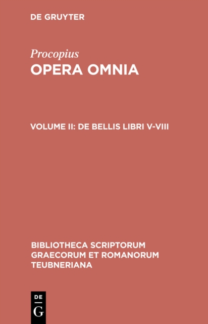 Book Cover for De bellis libri V-VIII by Procopius