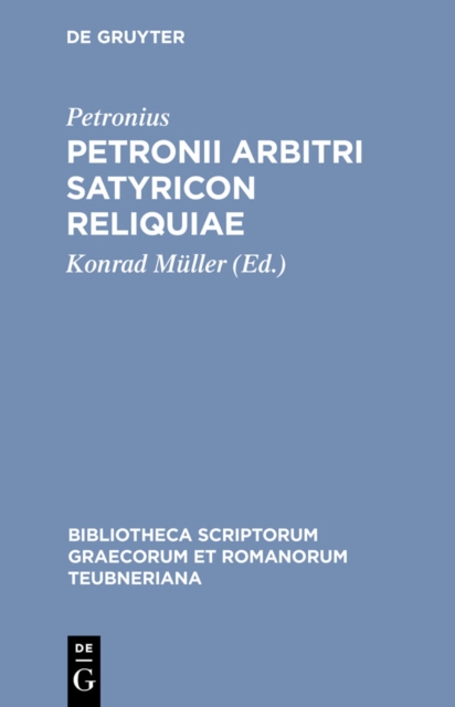 Book Cover for Petronii Arbitri Satyricon reliquiae by Petronius