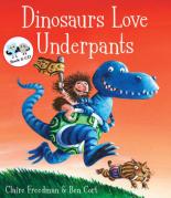 Book Cover for Dinosaurs Love Underpants (book & audio CD) by Claire Freedman