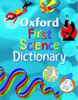 Book Cover for Oxford First Science Dictionary by Graham Peacock