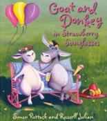 Goat And Donkey In Strawberry Sunglasses