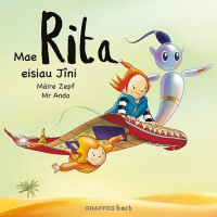 Book Cover for Mae Rita eisiau Jîni by Máire Zepf