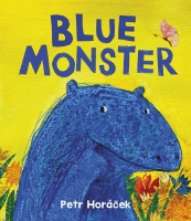 Book Cover for Blue Monster by Petr Horacek