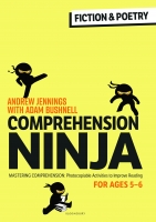 Book Cover for Comprehension Ninja for Ages 5-6: Fiction & Poetry by Andrew Jennings and Adam Bushnell
