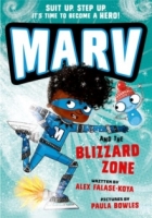 Book Cover for Marv and the Blizzard Zone by Alex Falase-Koya