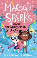 Book Cover for Maggie Sparks and the Swimming Pool Sharks by Steve Smallman