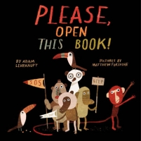 Book Cover for  Please, Open This Book! by Adam Lehrhaupt