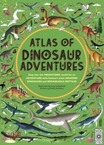 Book Cover for Atlas of Dinosaur Adventures by Emily Hawkins